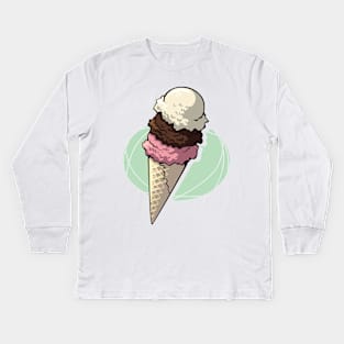 Neapolitan Kids Long Sleeve T-Shirt